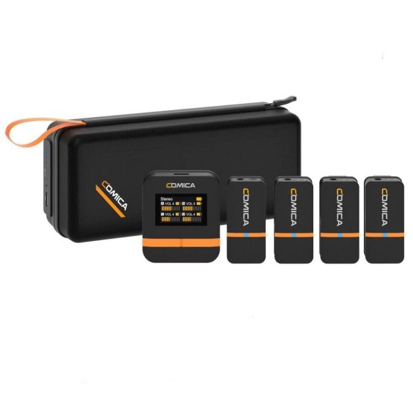 Microfone Sem Fio Vimo Q 4 Mic Ios Android Cameras