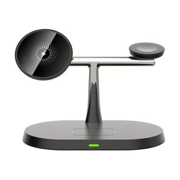 Base Dock Para Carregar iPhone iWatch Air Pods 3 em 1
