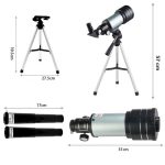 Telescopio Refrator Para Crianças 30070m Educativo - Imagem 6