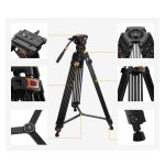 Tripé K&F Concept Forte Robusto Para Câmera - KF09.147 - Imagem 3