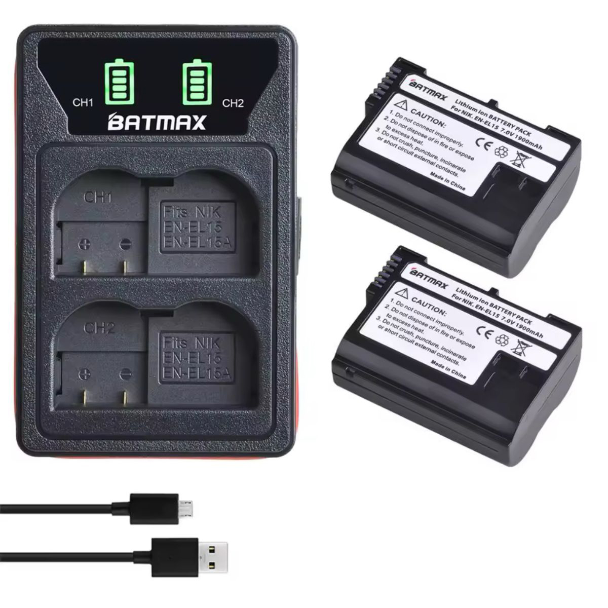 15327939541-whatsapp-image-2025-02-20-at-14-15-31.jpeg Kit 2 Bateria En-el15 Com Carregador Duplo - Imagem 1