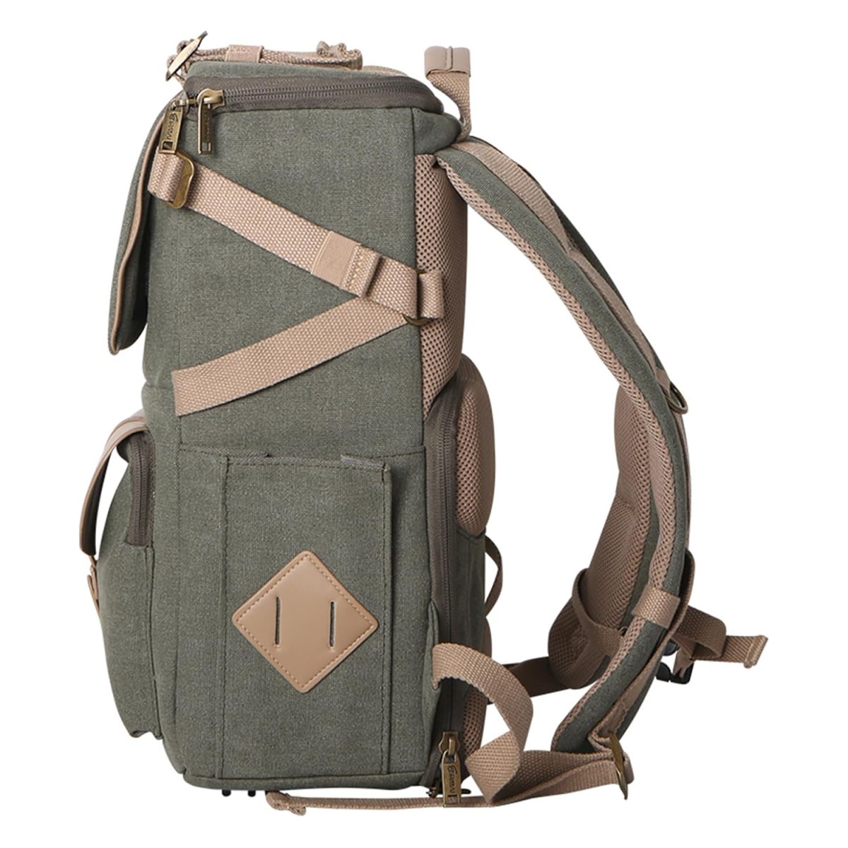 Mochila Eirmai SD06-GR Para Equipamentos Foto Video - Verde - Imagem 4