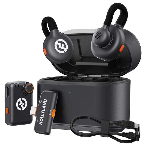 Microfone Sem Fio Duplo Hollyland Lark M2s Combo