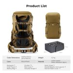 Mochila K&F Concept 40L P/ Câmeras Equipamentos - KF13.207 - Imagem 7