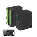 Bateria NP-F970 Com USB-C e Visor - Imagem 2