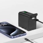 Bateria NP-F970 Com USB-C e Visor - Imagem 4