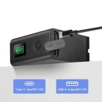 Bateria NP-F970 Com USB-C e Visor - Imagem 5