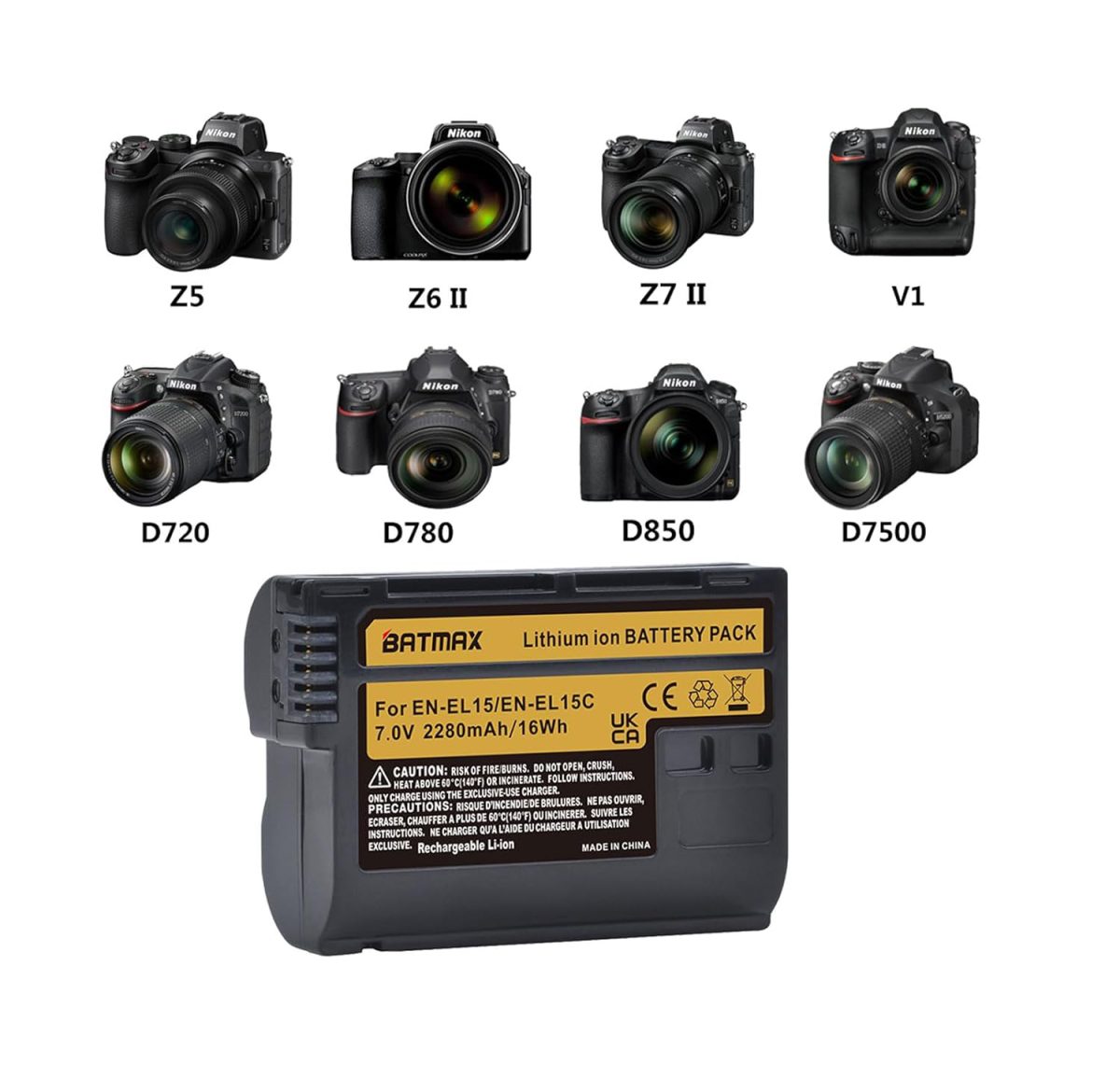 Bat.eria Batmax EN-EL15C - Imagem 5