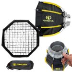 Softbox Octabox Greika 30cm Bowens Com Grid - Imagem 3