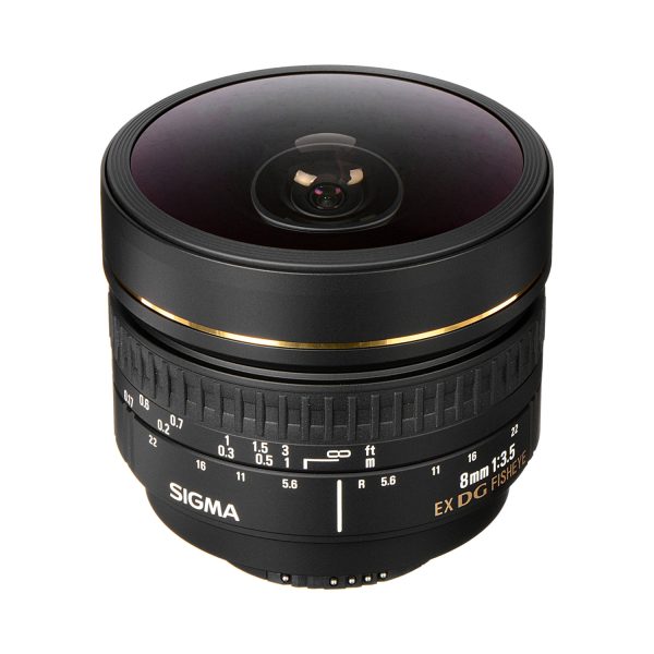 Lente Sigma 8mm F3.5 Ex Dg Fisheye Para Nikon
