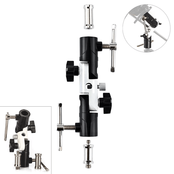 Suporte Adaptador Sombrinha e Flash Speedlite Metal SPT-3