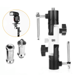 Suporte Adaptador Sombrinha e Flash Speedlite Metal SPT-3 - Imagem 2