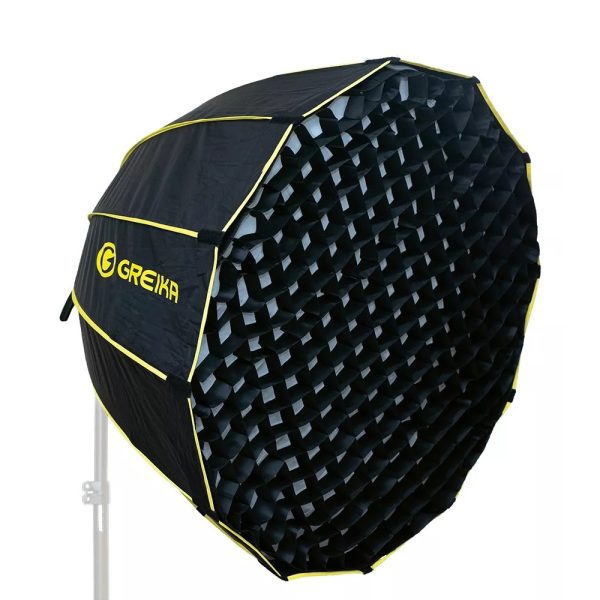 Octabox Greika 90cm Bowens + Suporte S2 C/ Grid - GKH-90