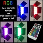 Iluminador Led Soleste U800 RGB 50W Com Fonte - Imagem 6