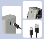 Bateria NP-FZ100 Recarregável USB-C Para Sony - Imagem 2