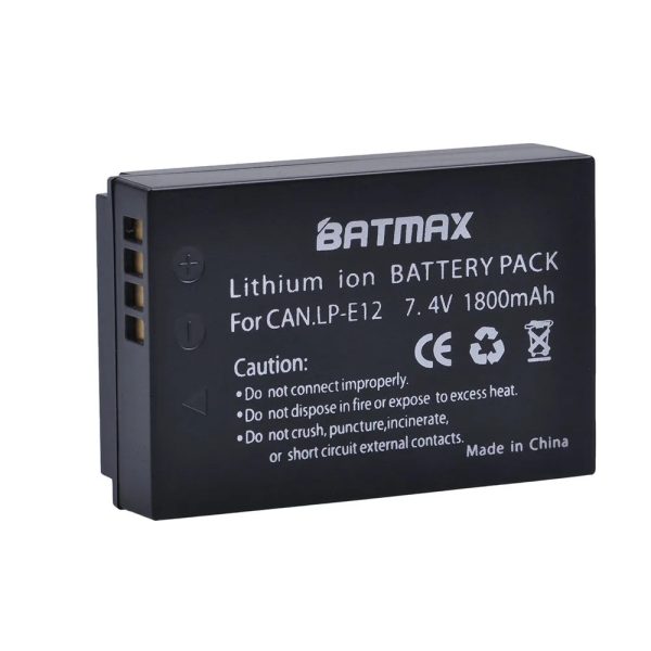 Bateria Batmax LP-E12 Recarregável Para Canon