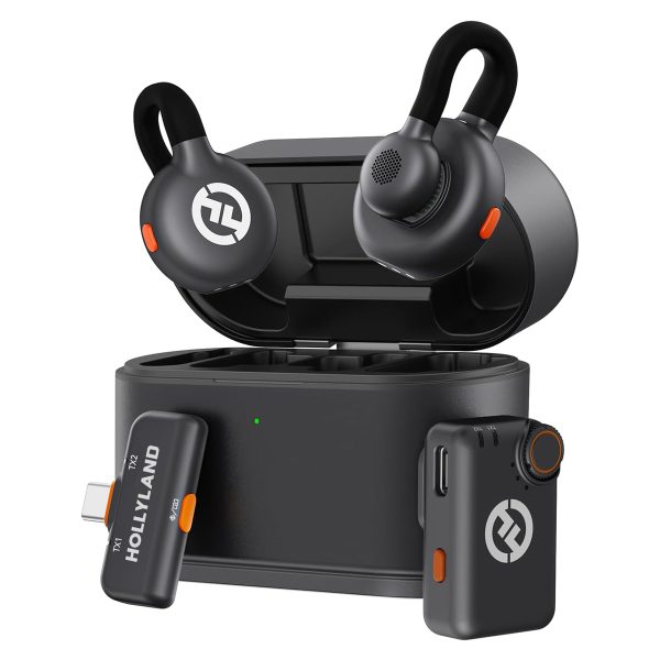 Microfone Sem Fio Duplo Hollyland Lark M2s Mini Combo