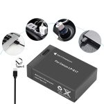 Bateria LP-E17 Recarregável USB-C Para Canon - Imagem 3