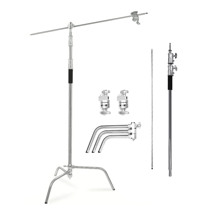 15436676218-15359754869-hd1172c4c67c94ddd863314a05cb105beq.jpg Tripé Girafa Inox Greika Haste 128cm 2 Cabeça Efeito Cs-330 - Imagem 1