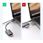Leitor de Cartão Ugreen CM401 Para SD e MicroSD - USB-C - Imagem 4