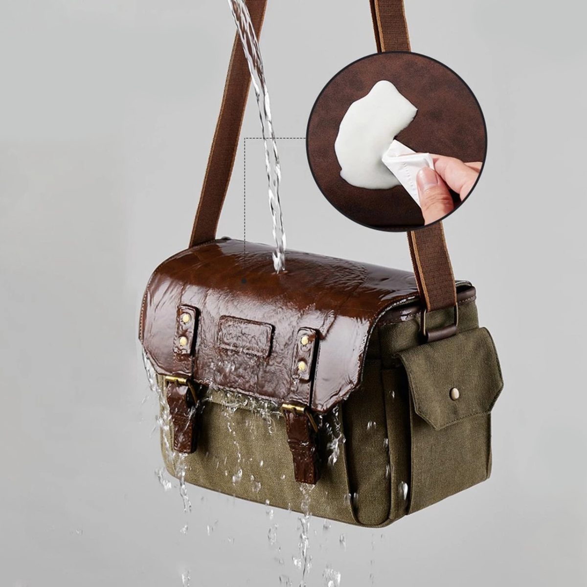 Bolsa de Ombro para Câmera Eirmai L11 Estilo Retrô - Imagem 3