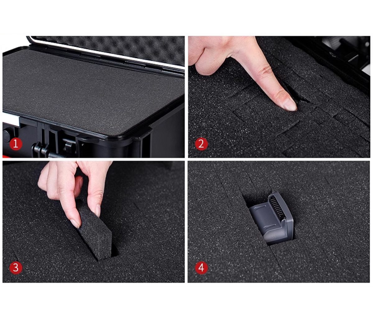 Maleta Rígida Fotográfica Eirmai R600 Com Rodinhas Espuma - Imagem 7