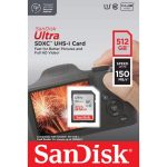 Cartão SDXC 512gb Sandisk Ultra 150mb/s