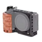 Suporte Cage Com Handle Madeira Para Sony ZV-E10