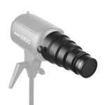 Cone Snoot Para Tocha Flash Estúdio K150 / K180 / 250w - Imagem 2