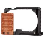 Suporte Cage Com Handle Madeira Para Sony ZV-E10 - Imagem 2
