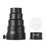 Cone Snoot Para Tocha Flash Estúdio K150 / K180 / 250w - Imagem 3