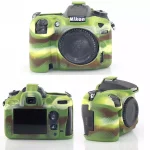 Capa / Case Silicone Para Proteção Nikon D7000 / D7100 - Camuflada