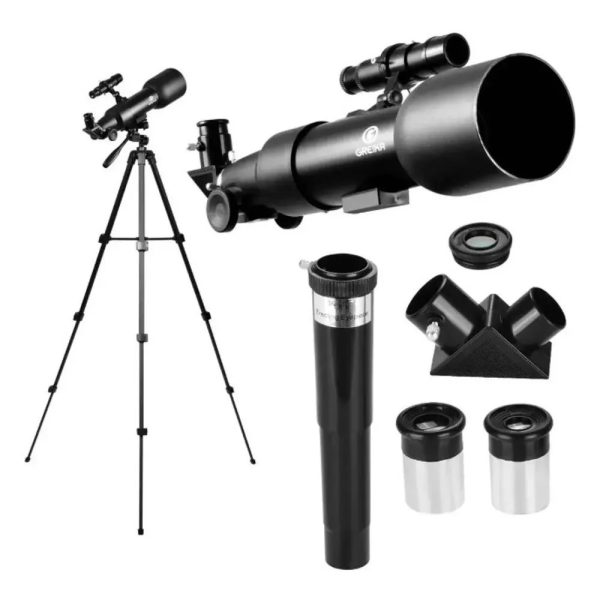 Telescópio Astronômico Refrator Azimutal Greika BM36060D