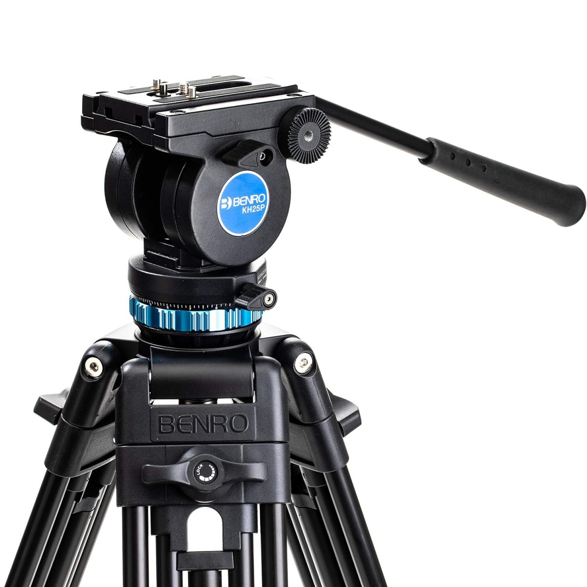 Tripé de vídeo Benro KH25P Com Cabeça Hidráulica - Imagem 3