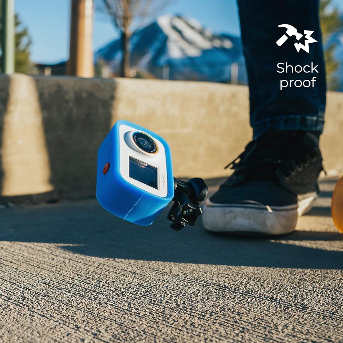 Câmera De Ação Polaroid iD922 Com Wifi Tela Dupla 4k 18mp - Imagem 7