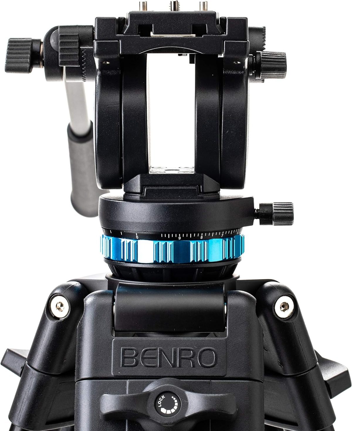 Tripé de vídeo Benro KH25P Com Cabeça Hidráulica - Imagem 6