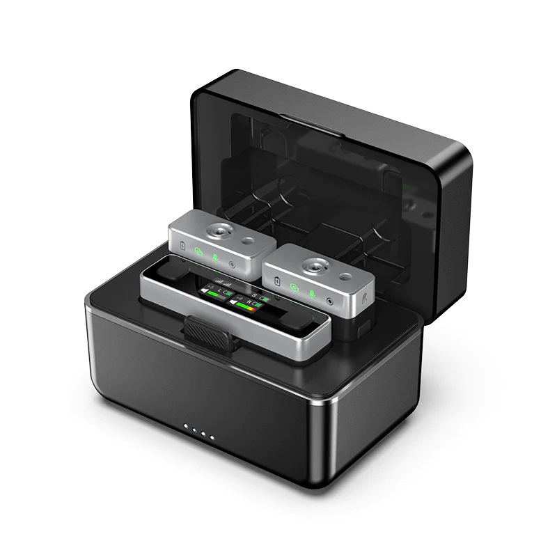 15436767725-15223947030-1-25bb37a2-b0a7-4c8a-9892-4f991e009061.jpg Microfone Sem fio Ulanzi U-Mic AM18 Lapela - Imagem 1