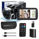 Filmadora Handycam G-Anica 4K 60fps/48MP Af Com Luz