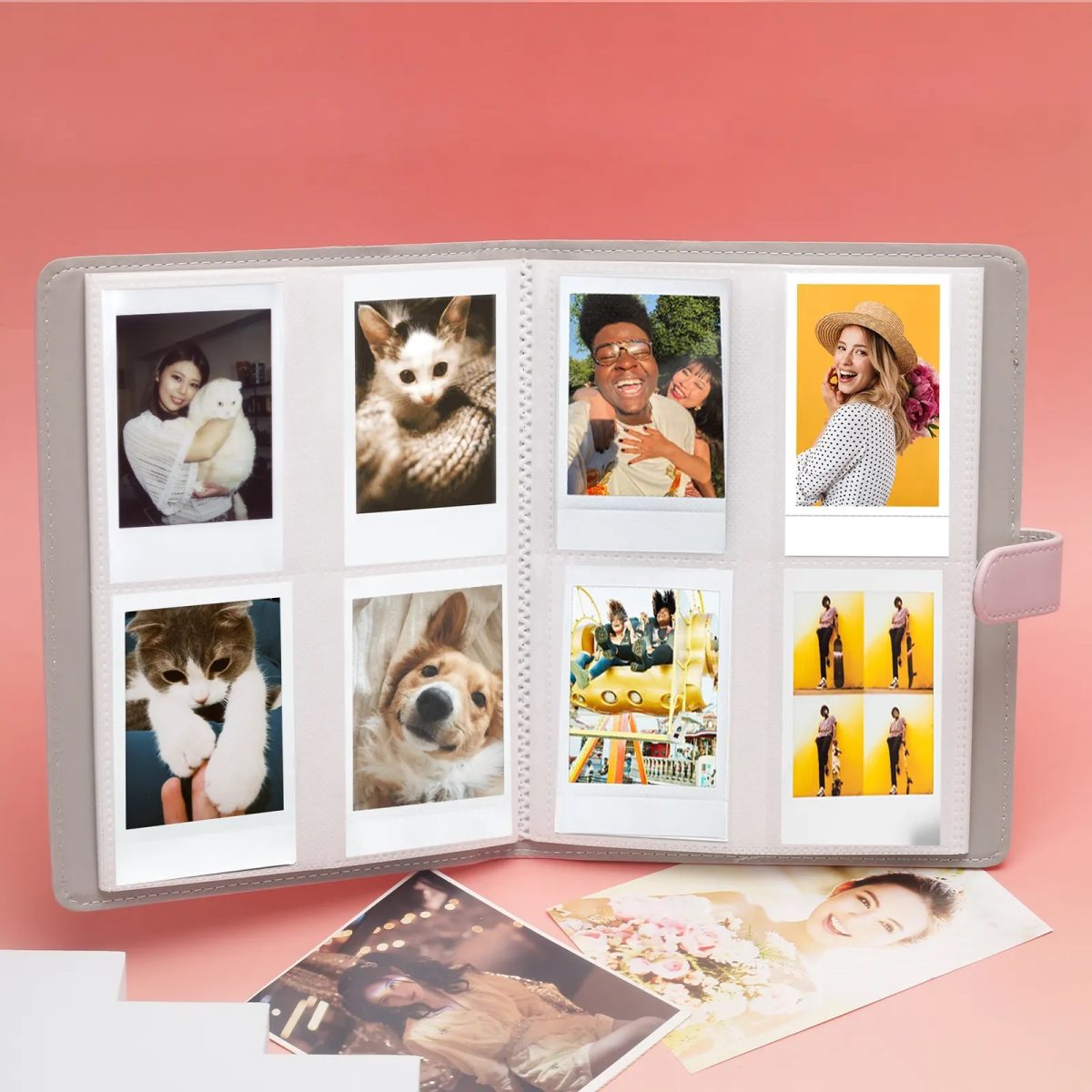 Álbum De Fotos P/ Instax Mini 9 11 12 - 256 Fotos - Verde - Imagem 2