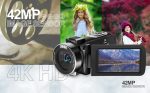 Filmadora Handycam G-Anica 4K 60fps/48MP Af Com Luz - Imagem 3
