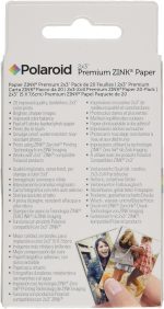 Polaroid Zink Paper 20 Folhas 2x3 Papel - Original - Imagem 2