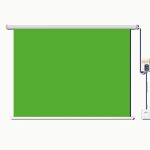 Fundo Infinito Verde Chromakey Eletrico Retrátil 2x3m