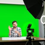 Fundo Infinito Verde Chromakey Eletrico Retrátil 2x3m - Imagem 2