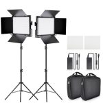 Kit Iluminador Led Painel Luz Estúdio Fotográfico - L4500K
