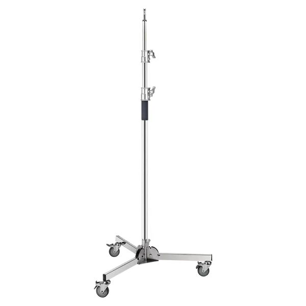 Tripé De Iluminação 3m Aço Inox Com Rodinhas - S2381 ou Greika LSD-300