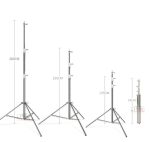 Tripé de Iluminação 2,80m Aço Inox Super Resistente - LS288 - Imagem 6