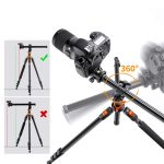 Tripé K&F Concept 200cm Com Coluna Horizontal - KF09.087V5 - Imagem 6