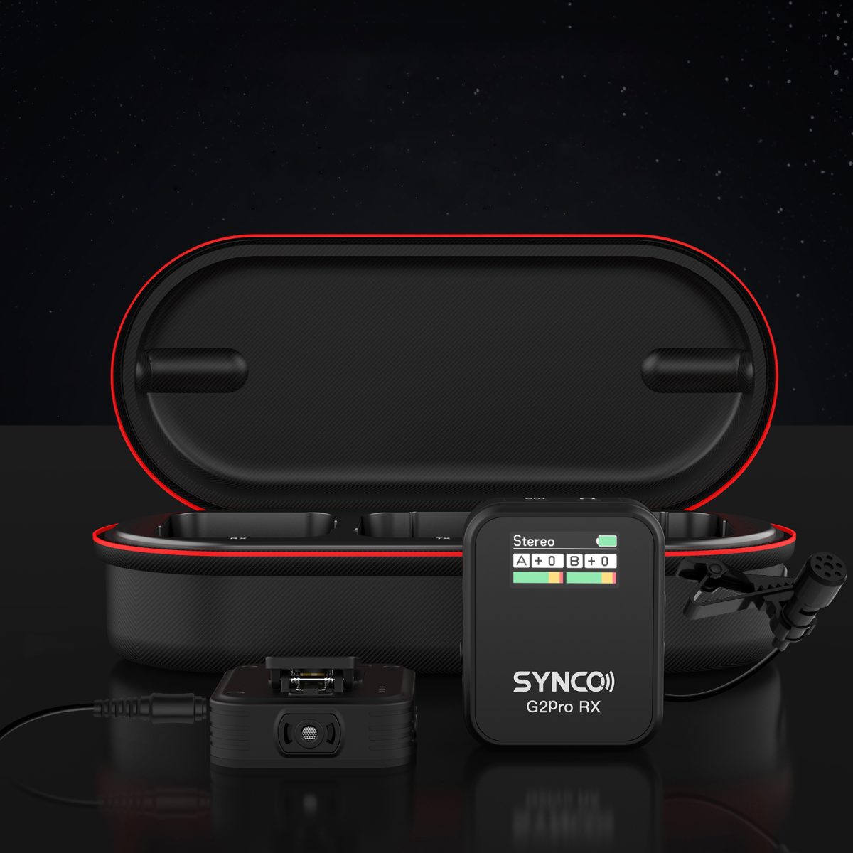 Microfone Sem Fio Synco G2 A2 Pro Com Caixa Carregamento - Imagem 3