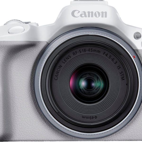 Câmera Canon Eos R50 Mirrorless Com 18-45mm Rf - Branco