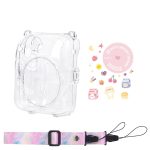 Case Crystal Para Instax Mini 12 Personalizável - Rosa